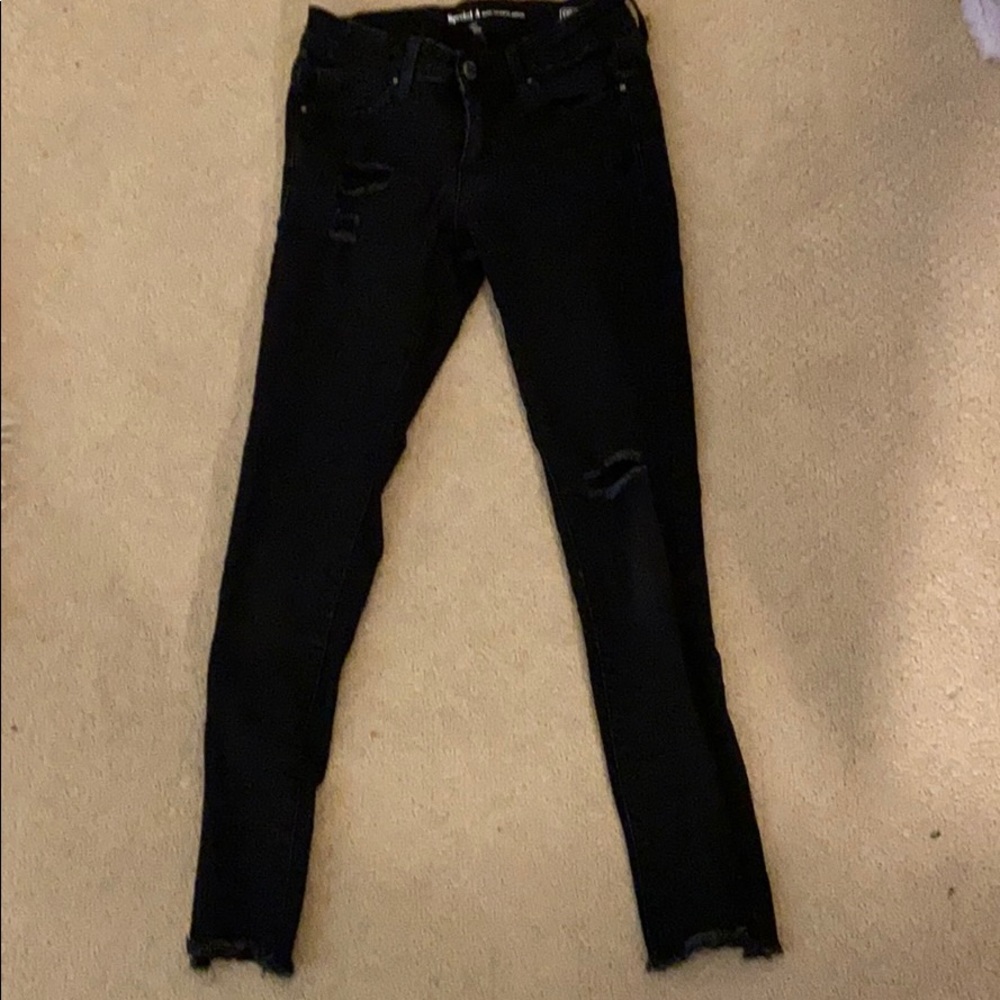 Special A black ripped skinny jeans
